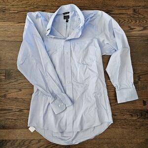 Chaps Light Blue Men's Dress Shirt
